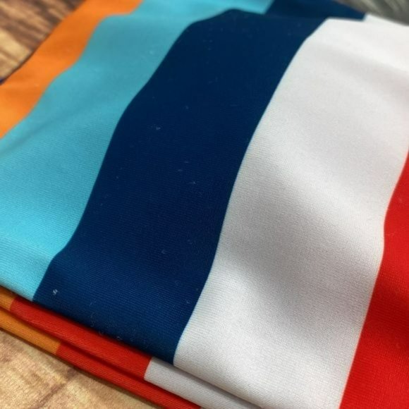 RELISTED Striped Colorblock Bandeau Bikini Top - Picture 4 of 7